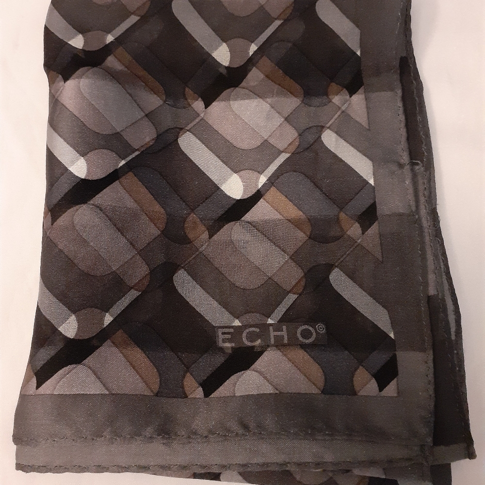 ECHO silk scarf
